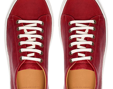 sapatilhas vermelhas